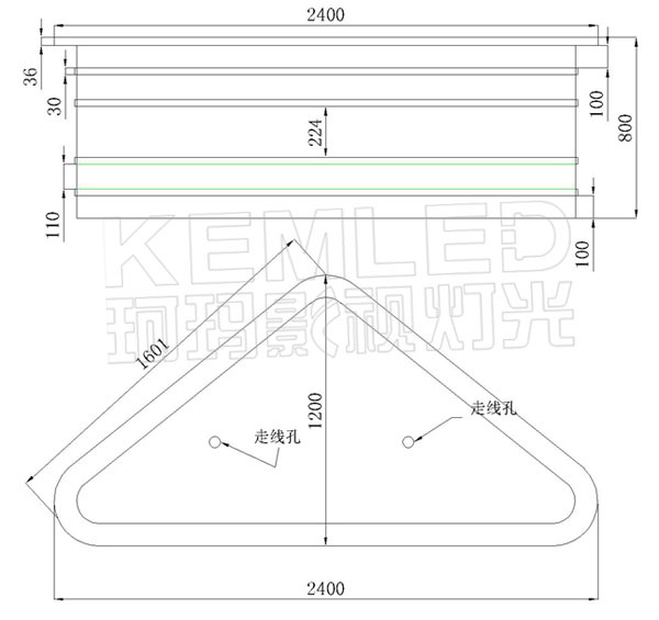 【央视同款】新闻/访谈播音桌KM-202