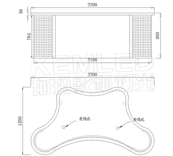 新闻/访谈演播桌KM-BYZ210 新闻/访谈演播桌KM-BYZ210