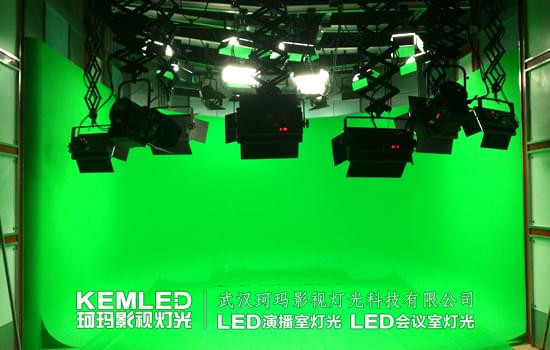 【KEMLED】海口广播电视台虚拟演播室灯光图