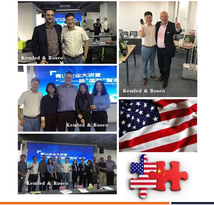 KEMLED 珂玛影视灯光与ROSCO合影 KEMLED 珂玛影视灯光与ROSCO合影