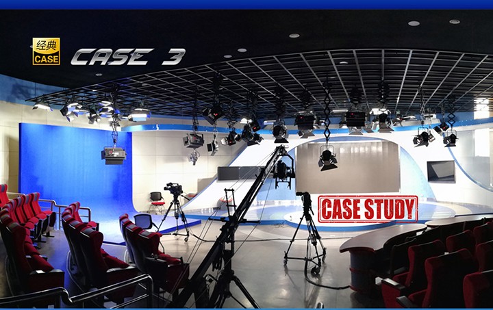 兰州财经大学演播室灯光1