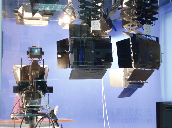 江苏常州武进虚拟新闻演播室灯光效果图三