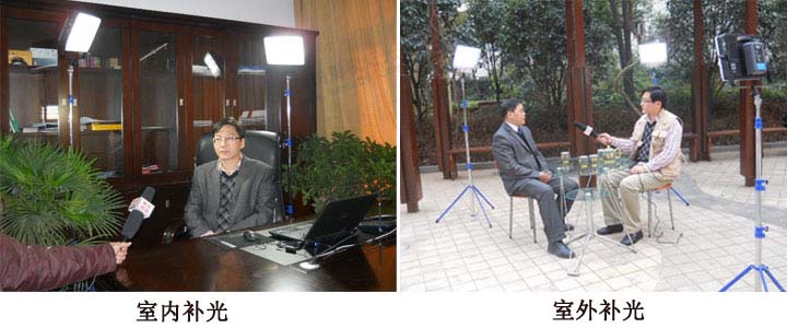 LED平板影视灯使用实例展示