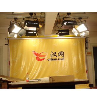 长江日报30平米报社演播室设计工程
