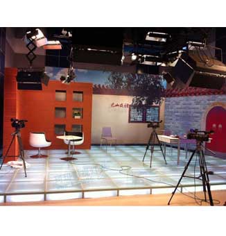 电视台:访谈演播室灯光工程-四川巴中电视台