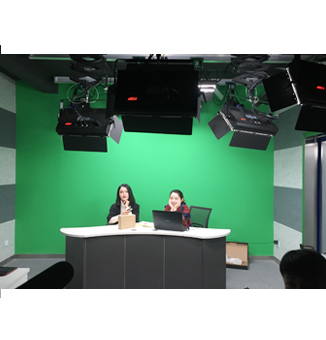 湖南长沙华地贵金属演播室灯光装修