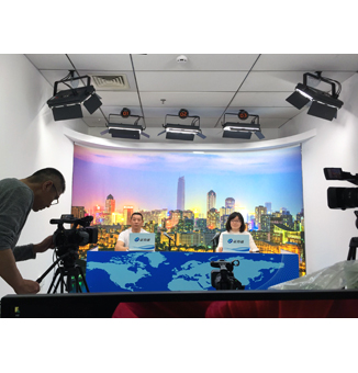 上海证券通投资公司实景演播室灯光工程