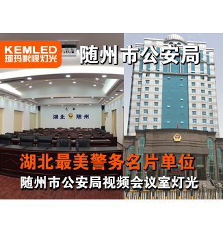 随州市公安局视频会议室灯光改造项目