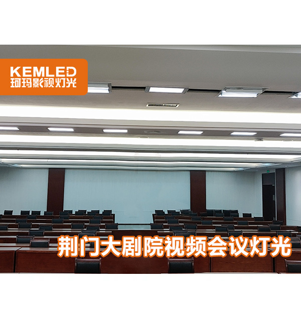 荆门大剧院345㎡视频会议灯光项目