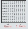 孔木吸音板 超微孔E8/1.2型（正面）