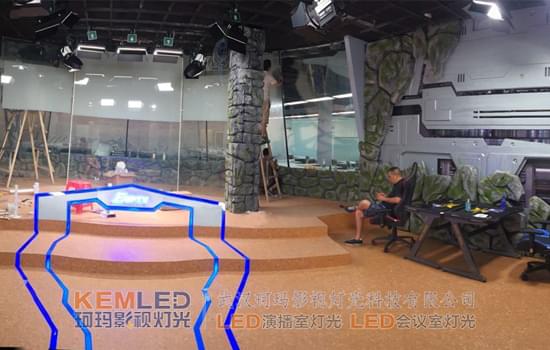 北京红庄国际文化演播室灯光实景图1