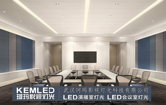 【KEMLED】专业视频会议室灯光工程案例图一