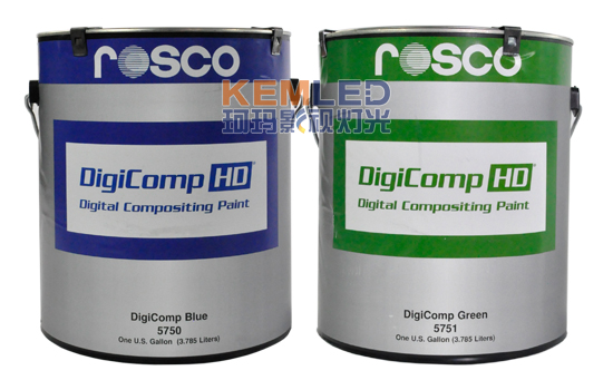 【KEMLED】ROSCO影视漆5710（标清蓝）和5711（标清绿）图