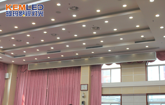 武汉市委常委216平米视频会议室灯光实景图3