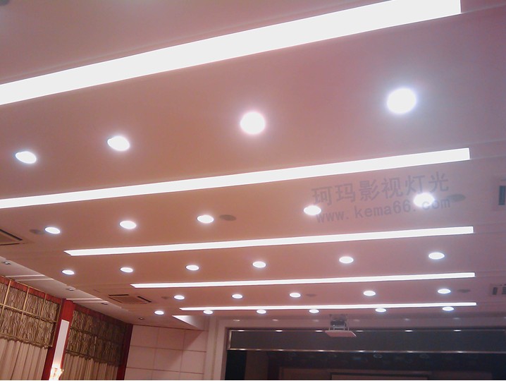 湖北省委大院视频会议室灯光改造效果图二