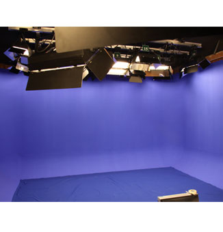 盐津电视台46平米演播室灯光