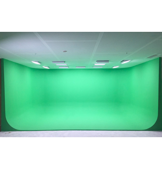 天津市天金加银LED演播室灯光+绿箱工程