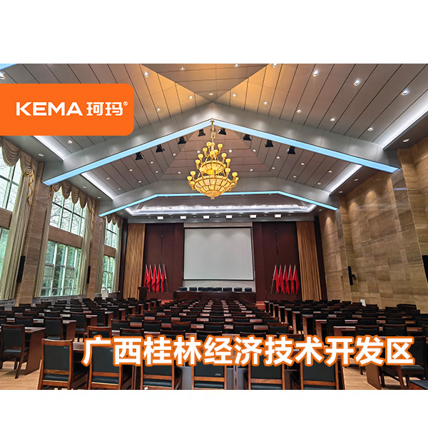 广西桂林经济技术开发区：大会议厅怎么改造灯光？