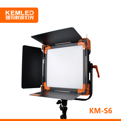 KEMA珂玛 KM-S6 演播室LED影视平板柔光灯 功率60W 便携式可调色温